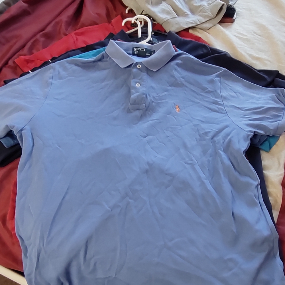 Lot Bundle of Polo style golf shirts